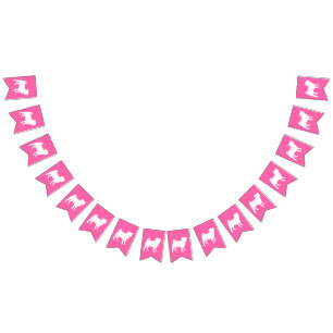 Banderines Pug Dog Baby Shower Pappy Chica