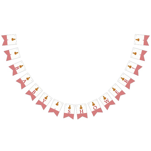 Banderines Pumpkin Owl & Gingham Baby Shower (Todo)