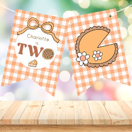Banderines Pumpkin Pie Birthday Banner