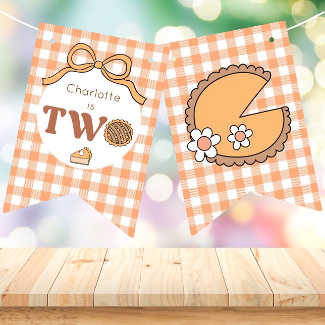 Banderines Pumpkin Pie Birthday Banner (Subido por el creador)