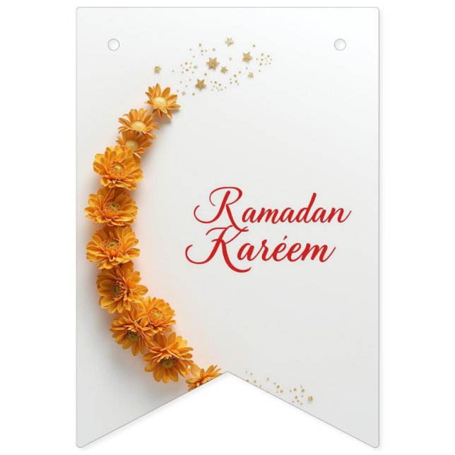 Banderines Ramadan Kareem theme gift  (Primera bandera)