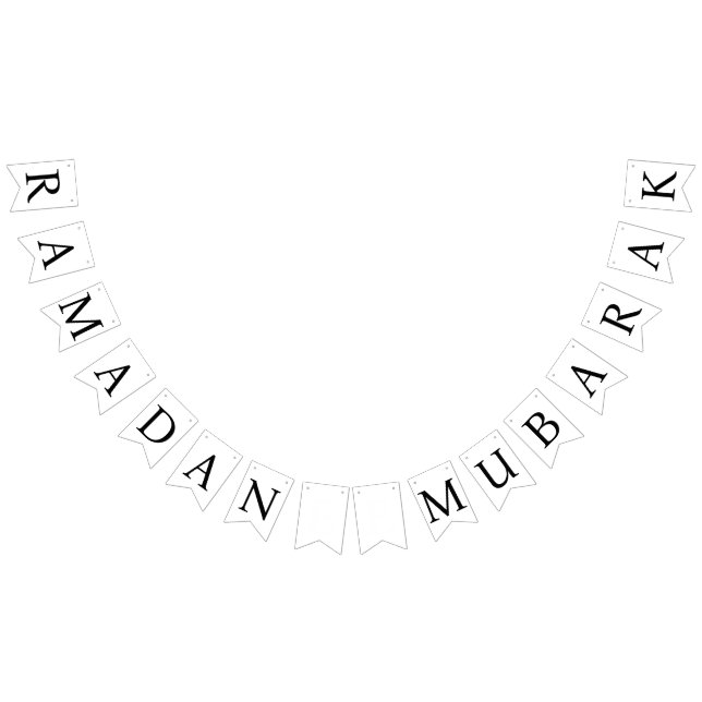 Banderines Ramadan Mubarak (Todo)