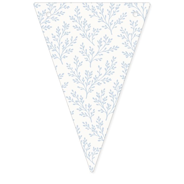 Banderines Ramas de bosque azul polvoriento - Neutral (Primera bandera)