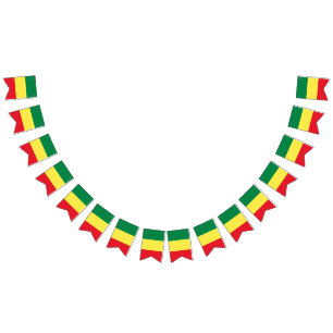 Banderines Rastafari Rasta Reggae Livity Jamaica Jah Raíces