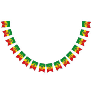 Banderines Rastafari Rasta Reggae Vitalidad Jamaica Jah Raíce