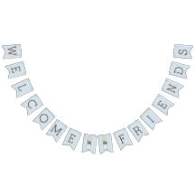 Rayas azules y blancas con el tarro de albañil