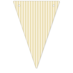Banderines Rayas Refinadas de Otoño Temprano Trigo Dorado