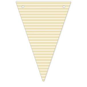 Banderines Rayas Refinadas de Otoño Temprano Trigo Dorado l