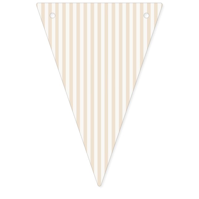 Banderines Rayas Simples - Lino Suave (Primera bandera)