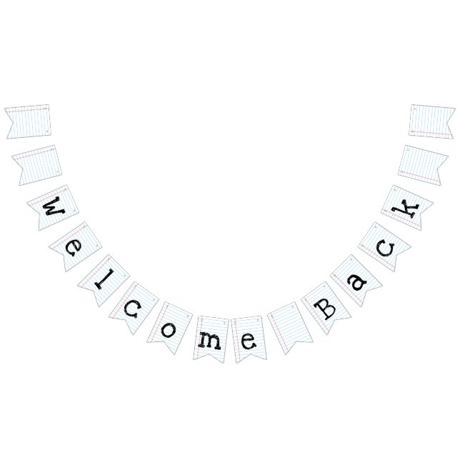 Banderines Recepción de nuevo a escuela (Todo)