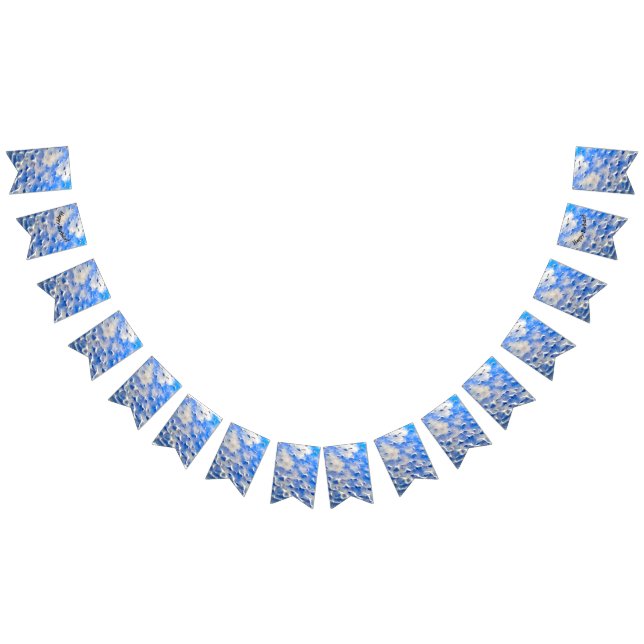 Banderines Reflexiones azules oceánicas y celeste (Todo)