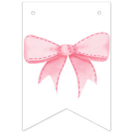 Banderines refranes de cumpleaños de arco rosa