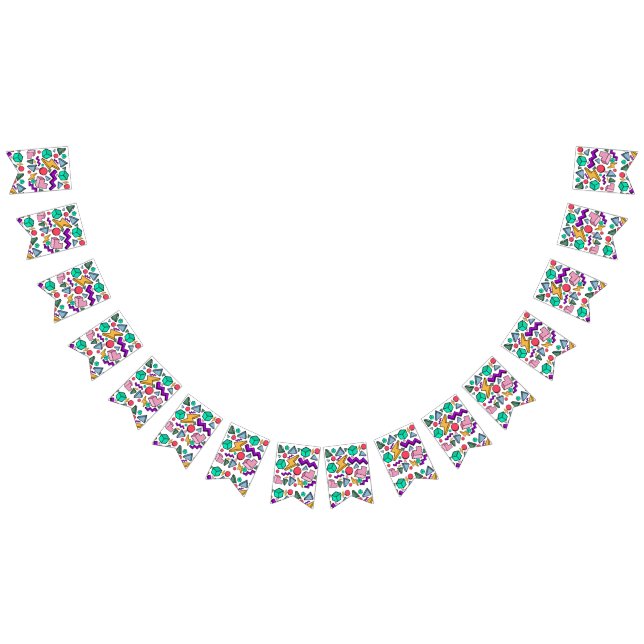 Banderines Retro de cosecha estética de los años 80 (Todo)