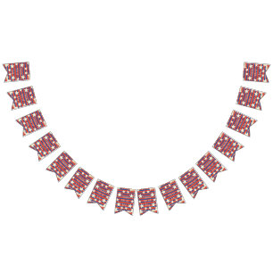 Banderines Retro vintage 4 de julio