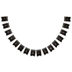 Banderines Ridge de roble Rustic Dark Wood Love es un dulce B