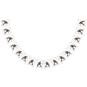 Banderines Rock and Roll Skeletons Birthday Party