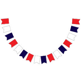 Banderines Rojo Blanco y Azul 