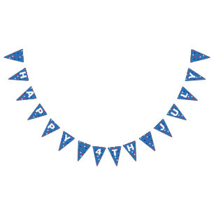 Banderines Rojo y Azul 4 de julio