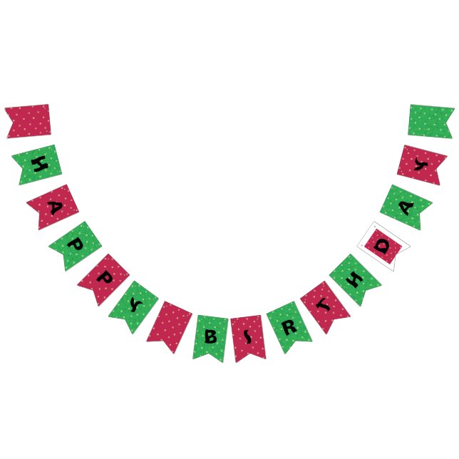 Banderines Rojo y verde (Todo)