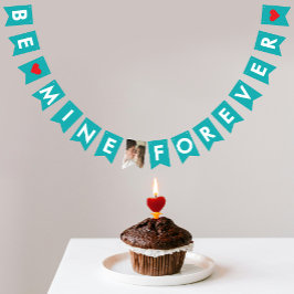 Banderines Romántico amor turquesa San Valentín celebrar foto