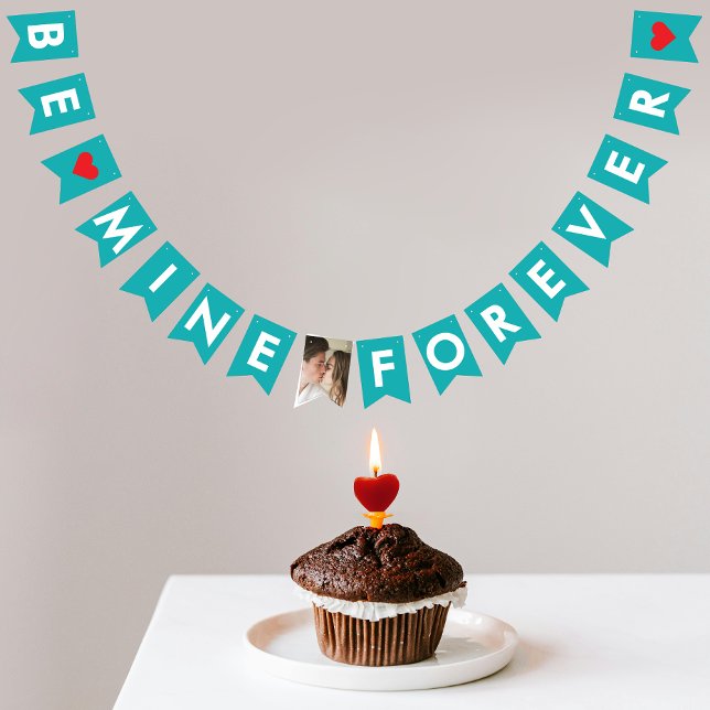 Banderines Romántico amor turquesa San Valentín celebrar foto (Subido por el creador)