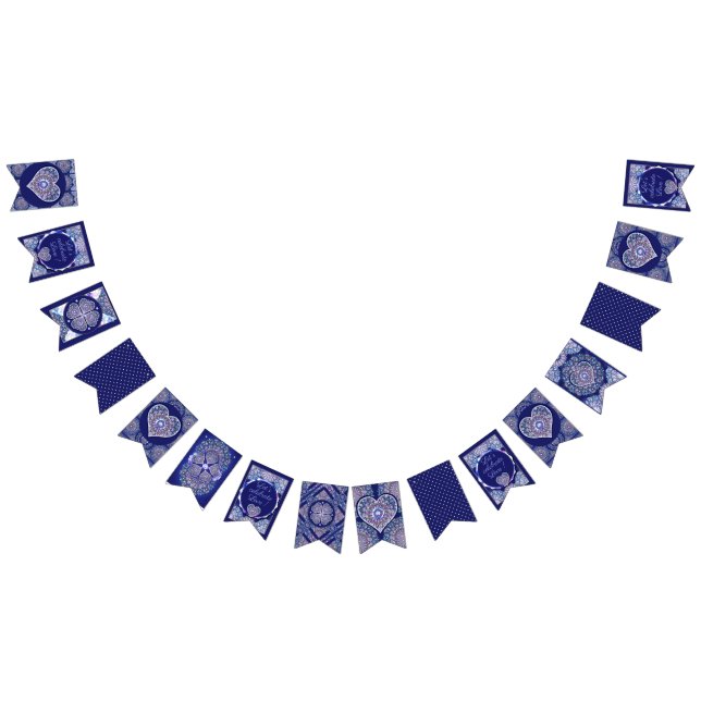 Banderines Rosario azul (Todo)