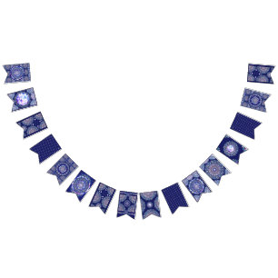 Banderines Rosario azul