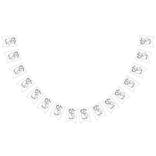 Banderines Rosie Raised Década - Imagen de lienzo (Todo)