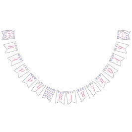 Banderines Rótulo de cumpleaños feliz de EDIAG