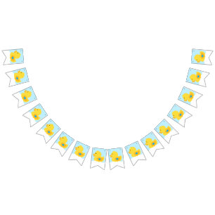 Banderines Rubber amarillo y azul dudoso