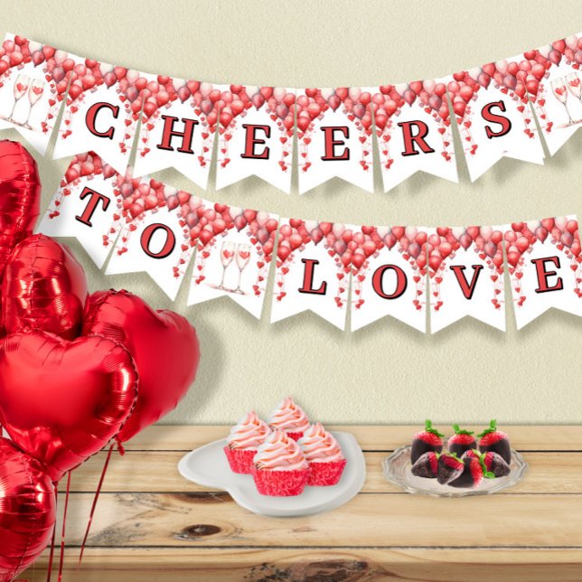 Banderines Saludos para amar a la ducha de novias Valentine H (Subido por el creador)