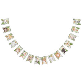 Banderines Salvaje Una Jungla Animales Safari Primer cumpleañ