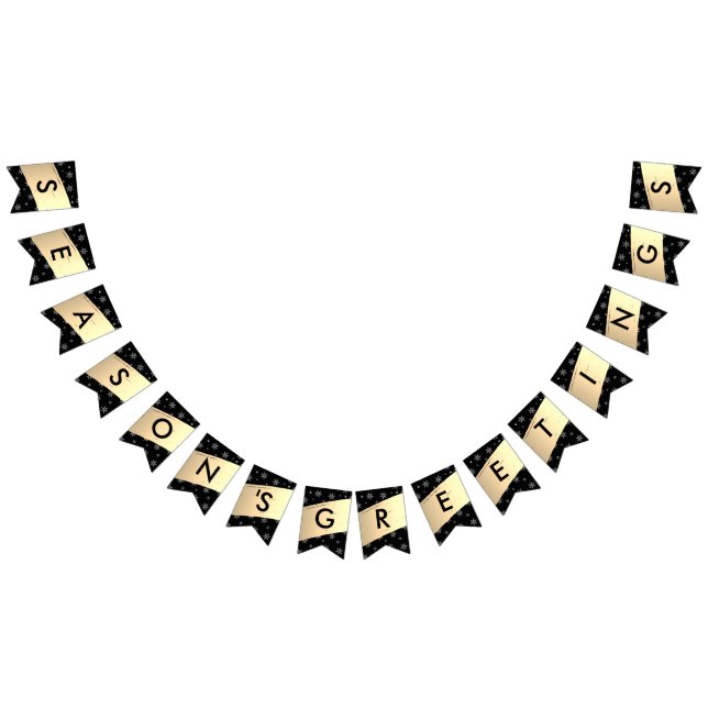 Banderines San Serif Elegante temporada de saludos Esplash de (Todo)