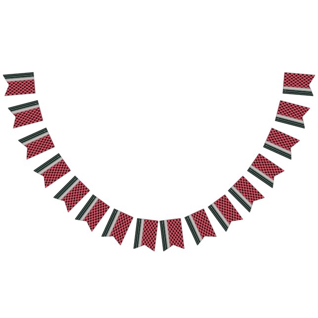 Banderines sandía palestina Hatta Keffiyeh Kufiya (Todo)