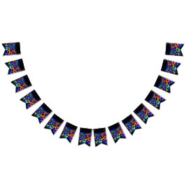 Banderines Schmetterlings wimpl in Neonfarben