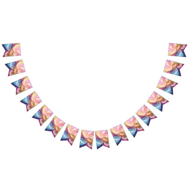 Banderines Seda de Pastel Colorido (Todo)