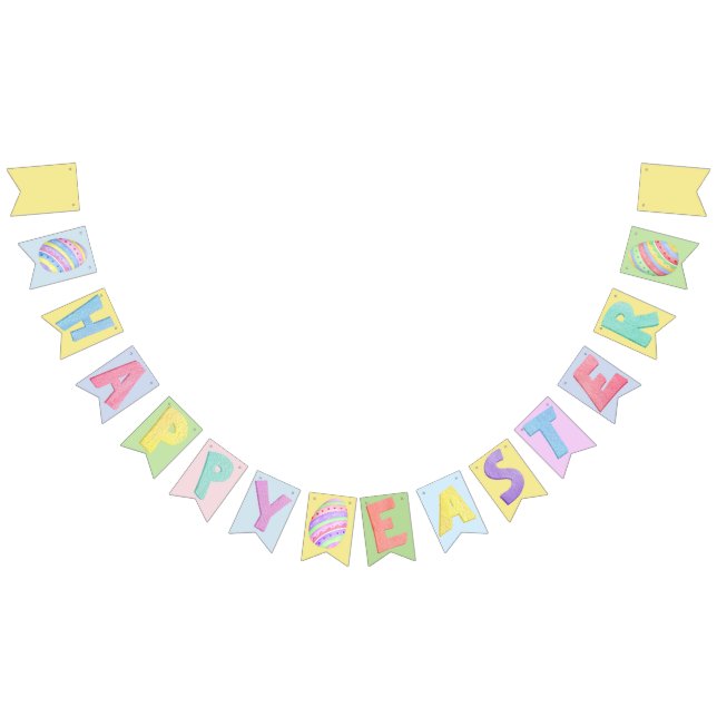 Banderines Semana Santa | Banner de color de agua pastel (Todo)