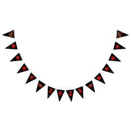 Banderines Serpent's Blessing 新年快乐 2025"