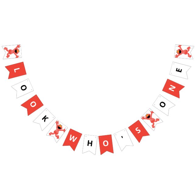 Banderines Sesame Street Elmo | Cumpleaños de Crayon (Todo)