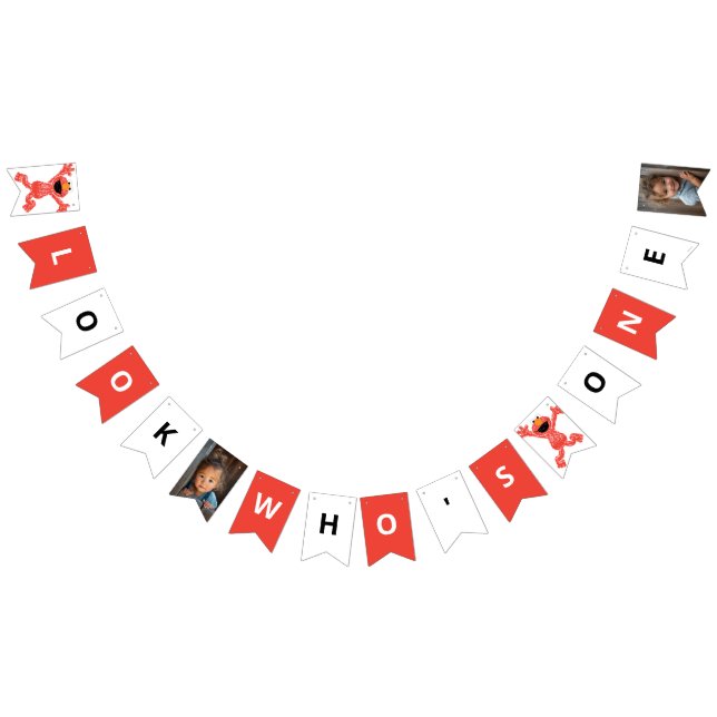 Banderines Sesame Street Elmo | Cumpleaños de Crayon (Todo)