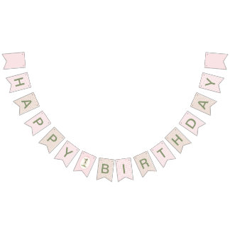 Banderines Silly Goose Happy Birthday Bunting - Cottagecore