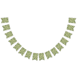 Banderines Silueta de cactus suculenta en tazas y macetas