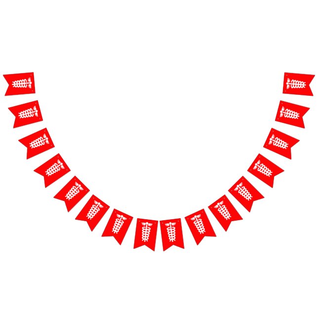 Banderines Símbolos simples / íconos - vara de Asclepio + ide (Todo)