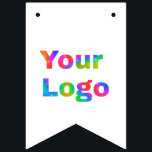 Banderines simple minimal add your logo business name text<br><div class="desc">DESIGNED FOR YOU</div>