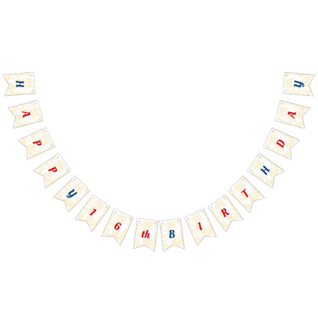 Banderines simple minimalista elegante colorido feliz anivers (Todo)