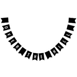 Banderines Sobre la colina en blanco y negro