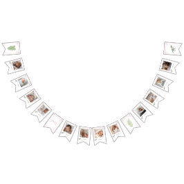 Banderines Soft Pink T Rex Tutu Girl Birthday Photo Banner