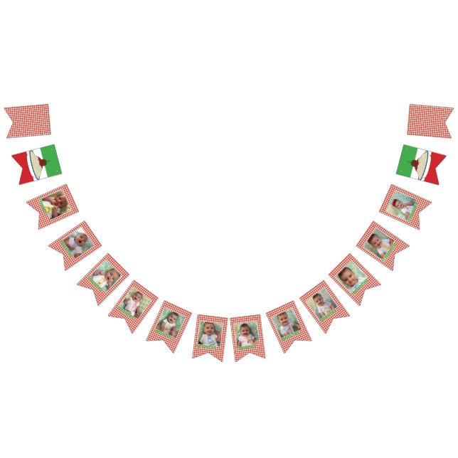 Banderines Spaghetti & Meatball Monthly Milestone Banner (Todo)