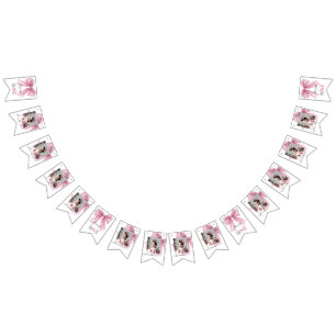 Banderines Sparkle Pink Coquette Bow 1