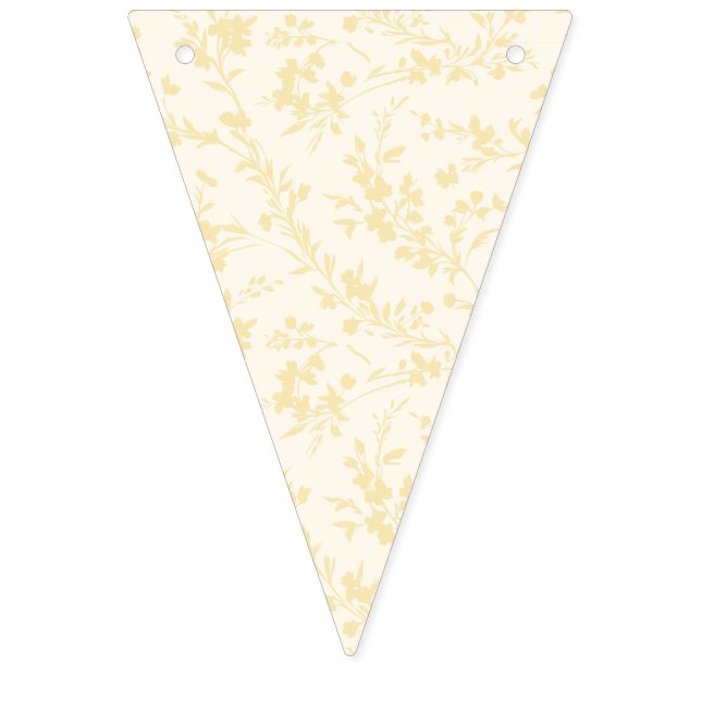 Banderines Spring Sprigs Buttercream - Neutral (Primera bandera)